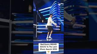 Bad Bunny WEARS SOCKS To The Latin Billboard Music Awards 2023 #shorts