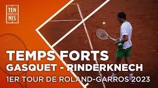 Richard Gasquet vs Arthur Rinderknech - Temps Forts | Roland-Garros 2023 | FFT