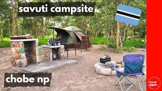 Campsite Review: Camp Savuti - Chobe National Park Savuti Marsh, Savuti Channel (Travel in Botswana)