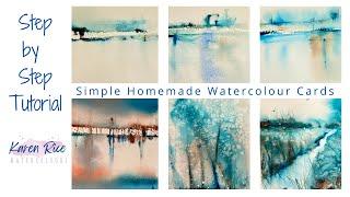 How To Make Easy Homemade Watercolour Cards