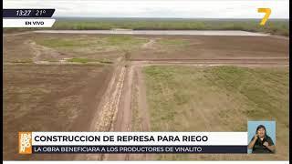 10-11-21 - Construcción de represa para riego