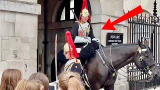 Teenagers get an unexpected surprise at Horse Guards Parade!