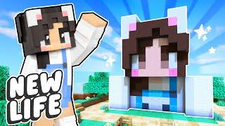 Decorating My House + Building a THEME PARK! Minecraft New Life SMP #2