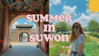 Summer Day Trip from Seoul to Suwon (Hwaseong Fortress) | Life in Korea VLOG