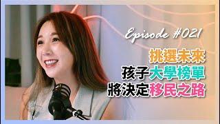 VC talk-ep021#podcast【挑選未來：孩子大學榜單將決定移民之路】台北美國學校｜台北歐洲學校｜台北道明外僑學校｜新北市馬禮遜｜新北市華美美國學校｜台中馬禮遜｜林口康橋留學｜復興雙語班