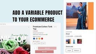 How to Add a Variable Product to Your Ecommerce Website