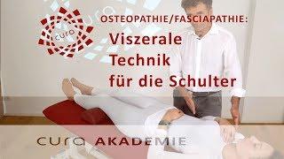 Osteopathie Schulter Leber viszerale Behandlung / Osteopathie Ausbildung / Fortbildung viszeral