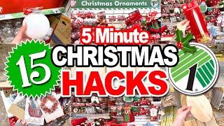 Holiday Magic in Minutes! 15 Dollar Tree Christmas HACKS & DIYs!