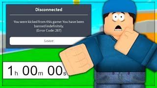 I spent a HOUR trying to get BANNED in Arsenal.. (Roblox)