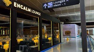 Encalm Lounge Delhi Airport terminal 3 review.