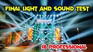 Dj JB Professional New Setup 2025 Light And Sound Check | Odisha Music Event