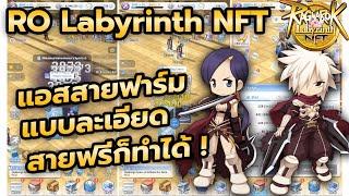 RO Labyrinth NFT: แอสสายฟาล์มแบบละเอียด สายฟรีก็ทำได้