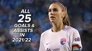 Alex Morgan All 25 Goals & Assists In 2021/22