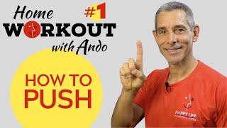 Martial Arts for Beginners - How to Push - Home Workout #1