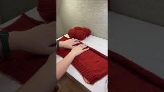 Мой первый свитер спицами, Часть 2 | перед лицевой гладью  #knitting #knit #свитер