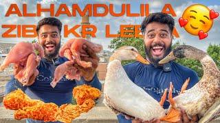 Alhamdulillah kia ducks ko zuba Kar Diya ? aur broast banaa liya  | Syed Fahad | the fun fin |