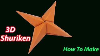 Cách làm shuriken 3D bằng giấy | Shuriken giấy