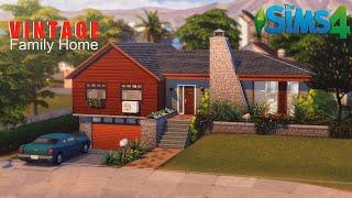 VINTAGE Family Home (noCC) Giveaway!  THE SIMS 4 | Stop Motion