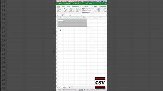 How to MERGE Cells in Microsoft Excel #Shorts