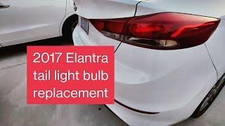 How to install a Tail light bulb on Hyundai Elantra 2017