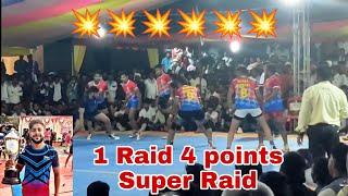 1 Raid on 4 points | super Raid on yashwant yadav kabaddi