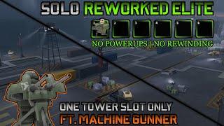 TDX | SOLO Elite Rework 1 Tower with ONLY Machine Gunner