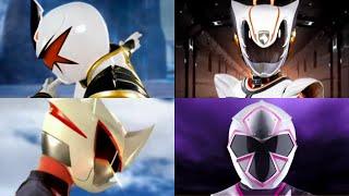 All White Power Rangers Morphs | Power Rangers Zone