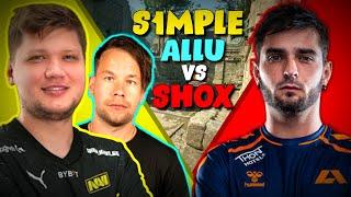 S1mple and Allu vs Shox - FPL CS2 Stream Battles