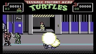 C64 Longplay [034] Teenage Mutant Hero Turtles - The Coin-Op