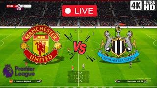 LIVE :Manchester United F.C. Vs Newcastle United|Premier League 24/25 PES Game Simulation Gameplay|