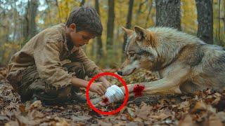 Boy Bandages Injured Wolf's Paw, Then The Entire Pack Reveals Something That SHOCKED THE WORLD!