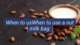 What is the Difference Between Cheesecloth and Nut Milk Bags