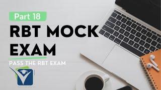 RBT® Mock Exam | RBT® Exam Review Practice Exam | RBT® Test Prep [Part 18]