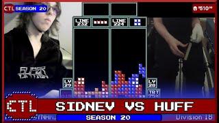 [ONE MORE TETRIS WILL DO IT] CTL Season 20 Division 1B - Sidnev vs. Huff