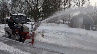 Snow-blowing With A Ventrac!