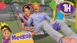 Playground Games with Meekah & Blippi | Educational Videos for Kids | Blippi and Meekah Kids TV