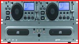 Gemini Sound CDX 2250i Dual Rack Mountable Professional Audio Pitch Control DJ Equipment Multimedia