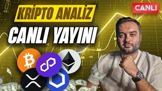 CANLI BİTCOİN ANALİZİ VE ALTCOİN ANALİZİ ! BİTCOİN VE ALTCOİN SON DURUM | #BİTCOİN  |