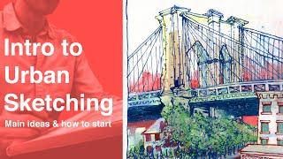 Urban Sketching for Beginners I Basic Tips and One Starter Drawing Exercise