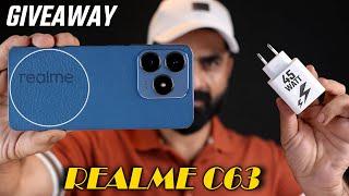 Realme C63 in Pakistan | Realme C63 With 45W Fast Charging & Leather Back | Giveaway!!