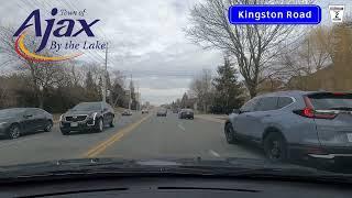 4K Driving Tour - Durham Regional Highway 2 Pickering to Oshawa