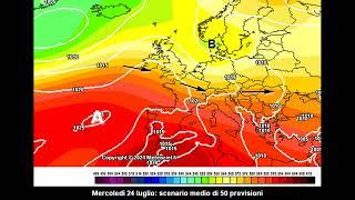 METEO fino al 21 luglio 2024 e la tendenza successiva