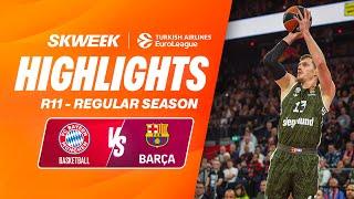 RECORD LÉGENDAIRE POUR ANDREAS OBST ?  - Bayern Munich vs FC Barcelone - Highlights EuroLeague J11