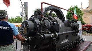 National Gas Engine 40 HP - start up , operation + details