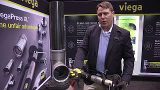 Viega MegaPress XL at AHR 2018 with BNP Media Plumbing Group