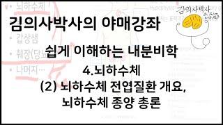 이해하는 내분비학 4.뇌하수체 (2)뇌하수체 전엽질환 개요, 뇌하수체 종양 총론 [김의사박사의 야매강좌]