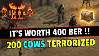 I found a very expensive item in Cow level but am I really that Lucky ? Diablo 2 resurrected