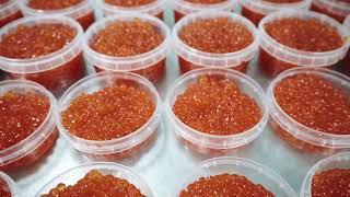 Свежая икра в сети магазинов морепродуктов Клешня