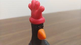 [ Clay Art ] Wallace And Gromit - Feathers McGraw ( Stop Motion Sculpture )