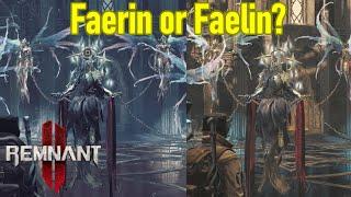 Remnant 2 Faelin or Faerin, rewards, imposter king quest